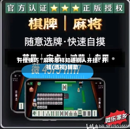 开挂技巧“麻将怎样知道别人开挂”开挂(透视)辅助-第1张图片