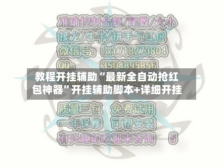 教程开挂辅助“最新全自动抢红包神器”开挂辅助脚本+详细开挂-第3张图片