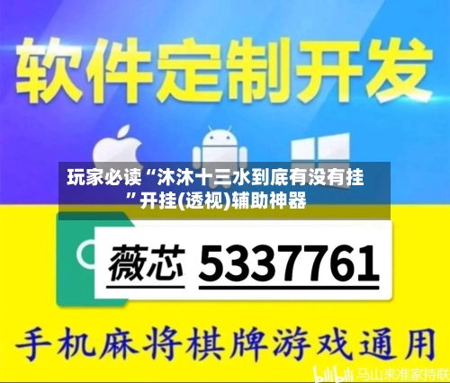 玩家必读“沐沐十三水到底有没有挂	”开挂(透视)辅助神器-第1张图片