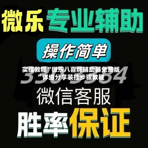 实操教程“微乐八喜牌辅助器免费版”详细分享装挂步骤教程-第2张图片