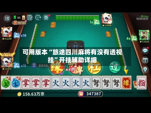 可用版本“旅途四川麻将有没有透视挂”开挂辅助详细-第3张图片