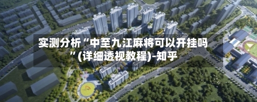 实测分析“中至九江麻将可以开挂吗”(详细透视教程)-知乎-第3张图片