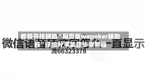 教程开挂辅助“网页版wepoker辅助器”详细分享装挂步骤教程-第3张图片