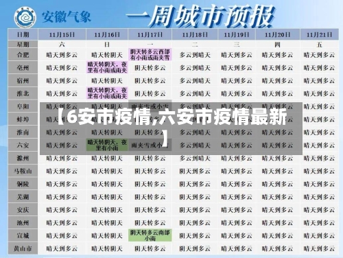 【6安市疫情,六安市疫情最新】-第2张图片