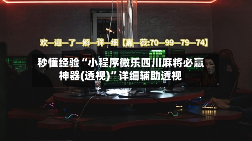 秒懂经验“小程序微乐四川麻将必赢神器(透视)	”详细辅助透视-第2张图片