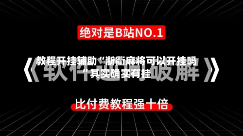 教程开挂辅助“浙衢麻将可以开挂吗	”其实确实有挂-第1张图片