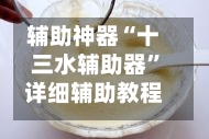 辅助神器“十三水辅助器	”详细辅助教程分享-第1张图片