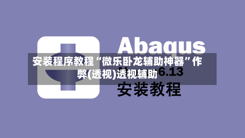 安装程序教程“微乐卧龙辅助神器”作弊(透视)透视辅助-第3张图片