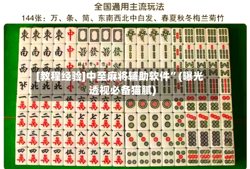 [教程经验]中至麻将辅助软件”(曝光透视必备猫腻)-第1张图片