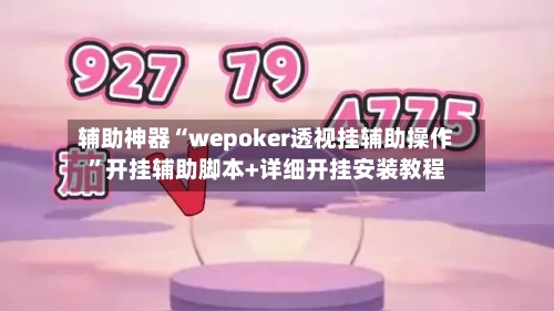 辅助神器“wepoker透视挂辅助操作”开挂辅助脚本+详细开挂安装教程-第1张图片