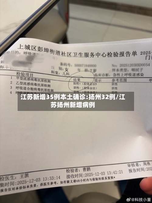 江苏新增35例本土确诊:扬州32例/江苏扬州新增病例-第2张图片