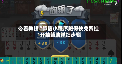 必看教程“微信小程序跑得快免费挂”开挂辅助详细步骤-第1张图片
