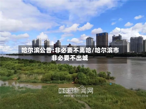 哈尔滨公告:非必要不离哈/哈尔滨市非必要不出城-第1张图片