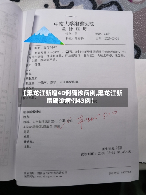 【黑龙江新增40例确诊病例,黑龙江新增确诊病例43例】-第1张图片