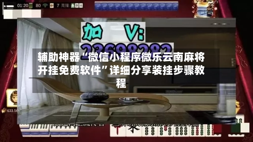 辅助神器“微信小程序微乐云南麻将开挂免费软件”详细分享装挂步骤教程-第2张图片