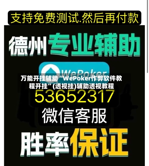 万能开挂辅助“WePoker作弊软件教程开挂	”(透视挂)辅助透视教程-第1张图片