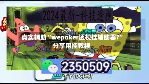 真实辅助“wepoker透视挂辅助器?”分享用挂教程-第1张图片