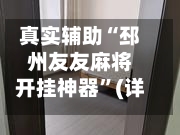 真实辅助“邳州友友麻将开挂神器”(详细透视教程)-知乎-第3张图片