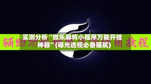 实测分析“微乐麻将小程序万能开挂神器”(曝光透视必备猫腻)-第2张图片