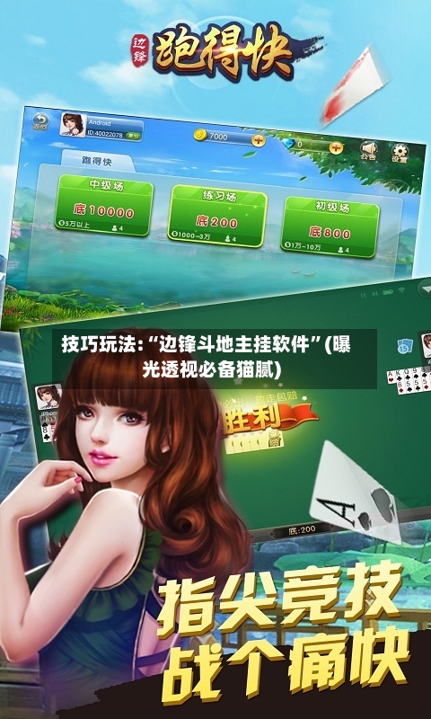 技巧玩法:“边锋斗地主挂软件	”(曝光透视必备猫腻)-第2张图片
