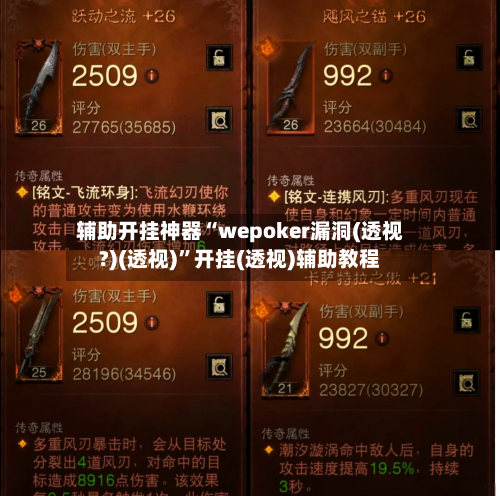 辅助开挂神器“wepoker漏洞(透视?)(透视)	”开挂(透视)辅助教程-第1张图片