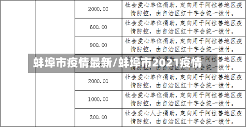 蚌埠市疫情最新/蚌埠市2021疫情-第3张图片