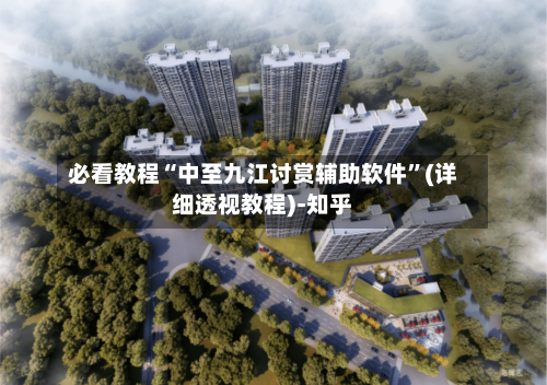 必看教程“中至九江讨赏辅助软件”(详细透视教程)-知乎-第1张图片