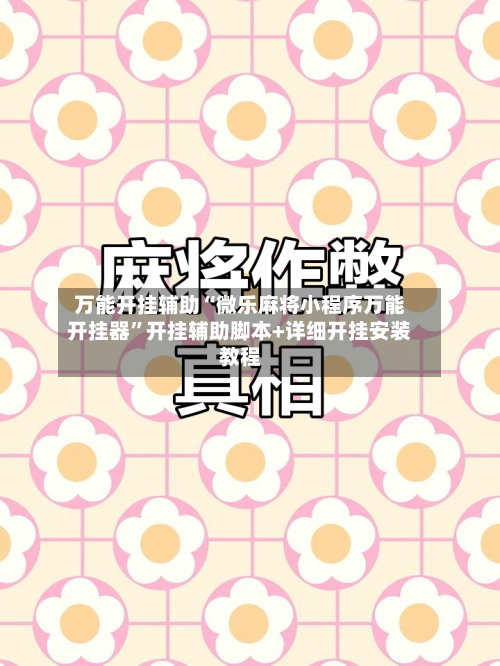 万能开挂辅助“微乐麻将小程序万能开挂器”开挂辅助脚本+详细开挂安装教程-第1张图片