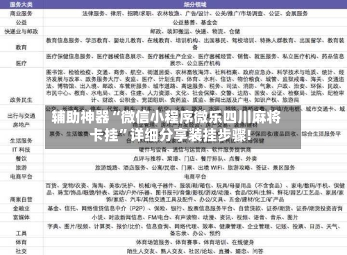 辅助神器“微信小程序微乐四川麻将卡挂	”详细分享装挂步骤!-第2张图片
