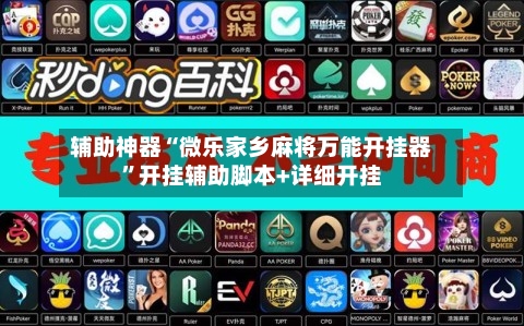 辅助神器“微乐家乡麻将万能开挂器”开挂辅助脚本+详细开挂-第1张图片