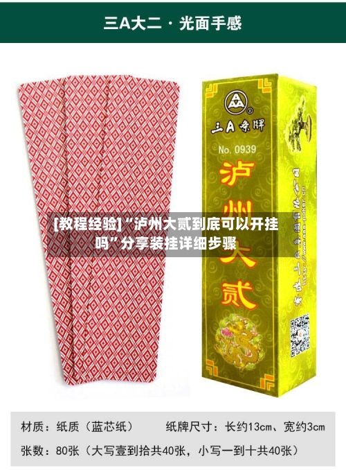 [教程经验]“泸州大贰到底可以开挂吗”分享装挂详细步骤-第3张图片