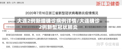 大连2例新增确诊病例详情/大连确诊2例新型冠状肺炎-第1张图片