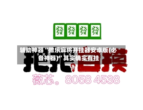 辅助神器“微乐麻将开挂器安卓版(必备神器)	”其实确实有挂-第2张图片