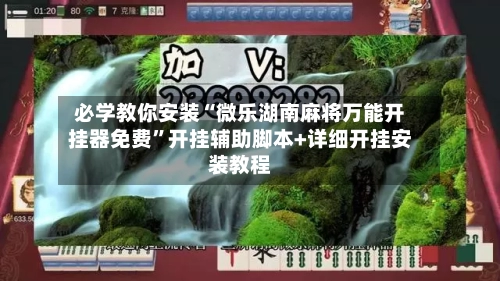必学教你安装“微乐湖南麻将万能开挂器免费”开挂辅助脚本+详细开挂安装教程-第2张图片