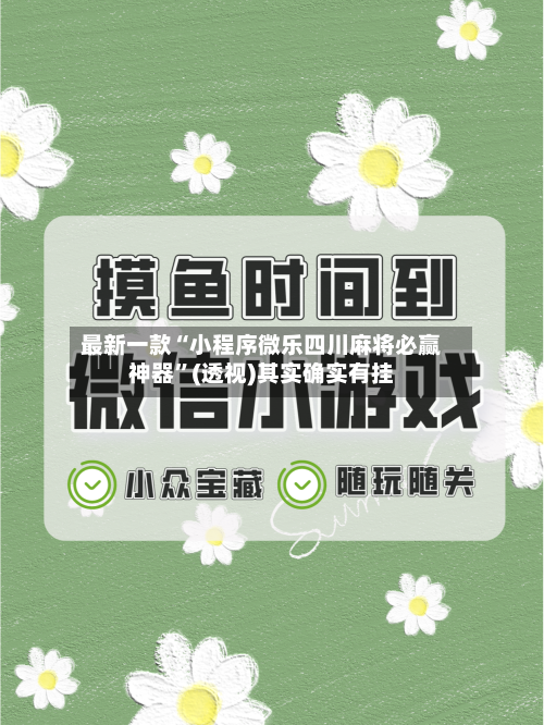 最新一款“小程序微乐四川麻将必赢神器”(透视)其实确实有挂-第2张图片