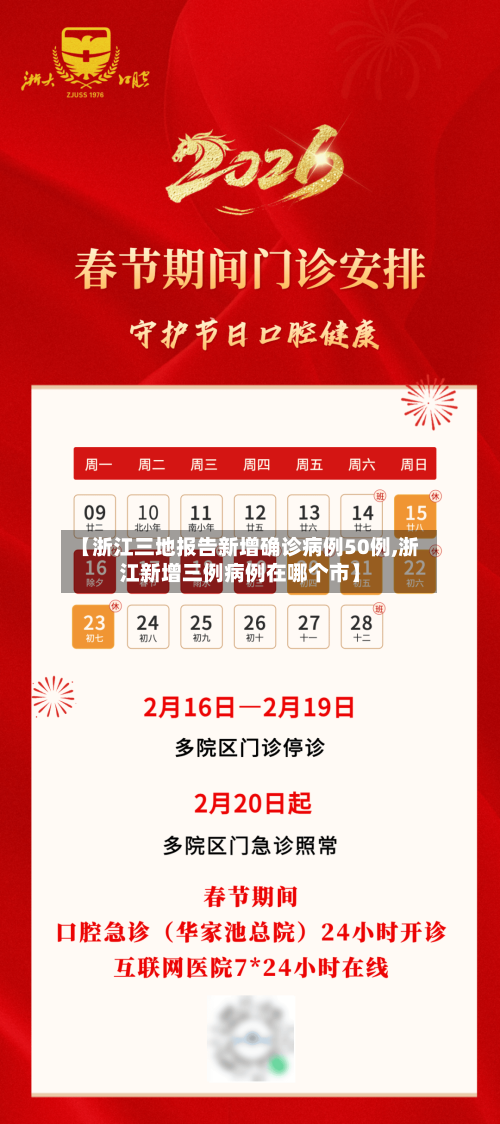 【浙江三地报告新增确诊病例50例,浙江新增三例病例在哪个市】-第1张图片