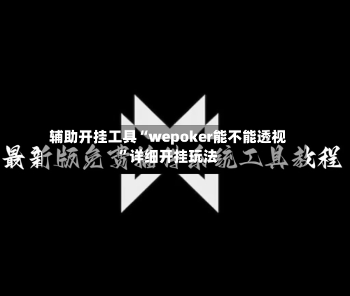 辅助开挂工具“wepoker能不能透视”详细开挂玩法-第2张图片