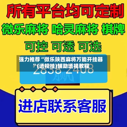 强力推荐“微乐陕西麻将万能开挂器	”(透视挂)辅助透视教程-第1张图片