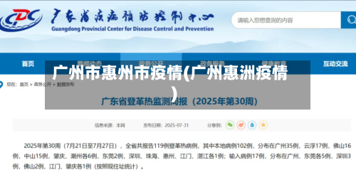广州市惠州市疫情(广州惠洲疫情)-第2张图片