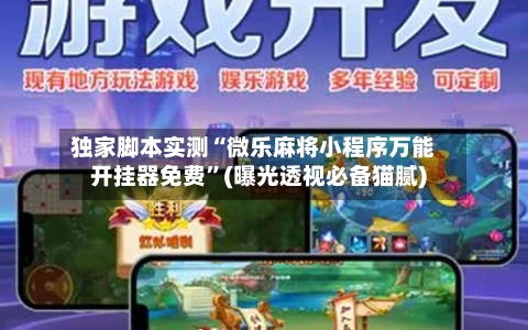 独家脚本实测“微乐麻将小程序万能开挂器免费”(曝光透视必备猫腻)-第2张图片