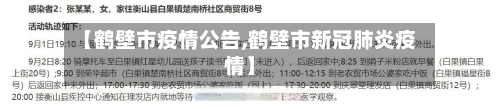 【鹤壁市疫情公告,鹤壁市新冠肺炎疫情】-第2张图片