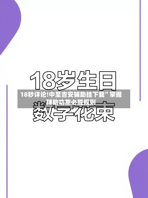 18秒详论!中至吉安辅助挂下载”掌握辅助功能必胜规则-第2张图片