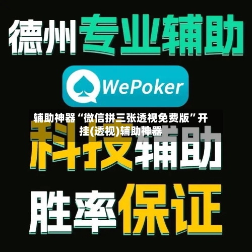 辅助神器“微信拼三张透视免费版”开挂(透视)辅助神器-第2张图片