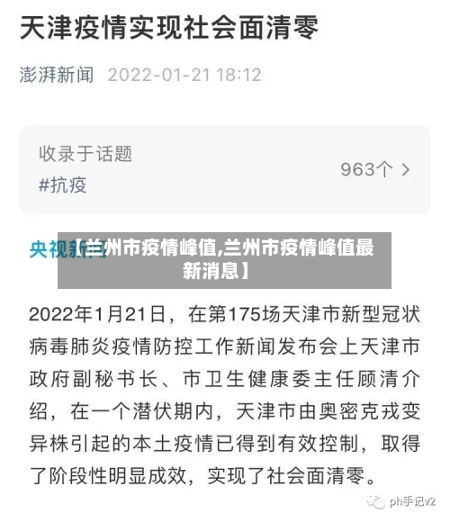 【兰州市疫情峰值,兰州市疫情峰值最新消息】-第1张图片