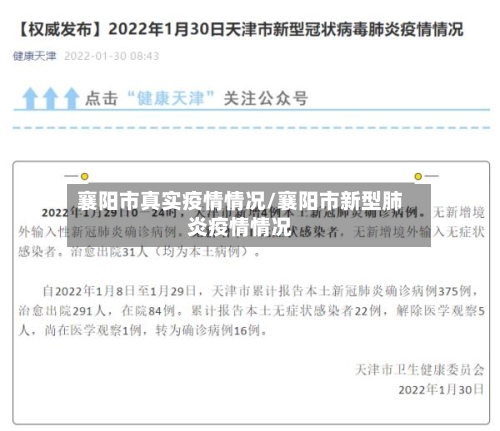 襄阳市真实疫情情况/襄阳市新型肺炎疫情情况-第3张图片