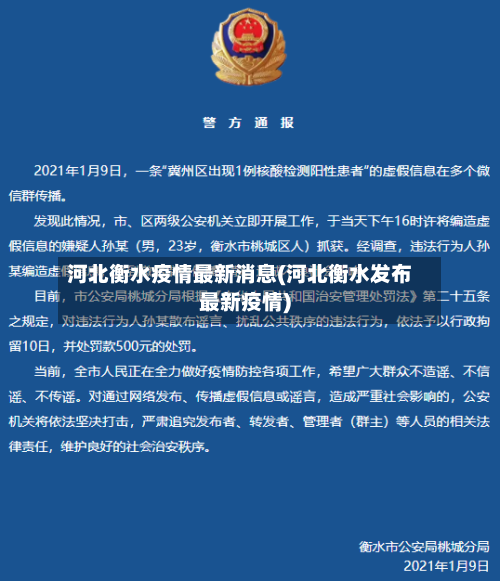 河北衡水疫情最新消息(河北衡水发布最新疫情)-第1张图片