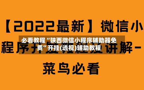 必看教程“陕西微信小程序辅助器免费”开挂(透视)辅助教程-第1张图片