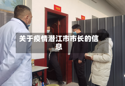 关于疫情潜江市市长的信息-第2张图片