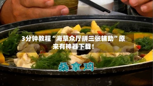 3分钟教程“海草众厅拼三张辅助”原来有神器下载！-第1张图片