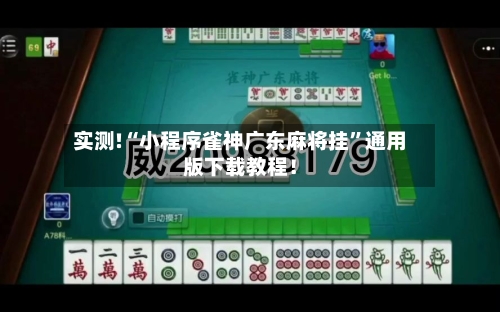 实测!“小程序雀神广东麻将挂	”通用版下载教程！-第1张图片